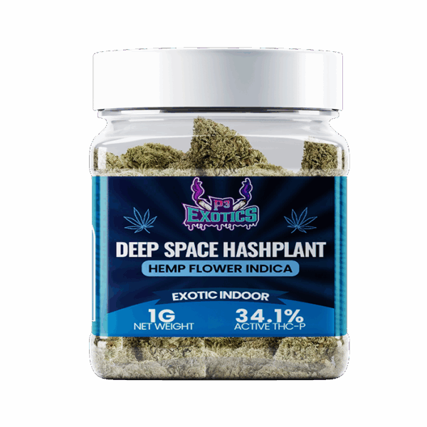 Deep Space Hashplant Active THC-P 34.1% Hemp Flower - 1G
