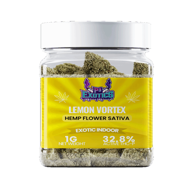 Lemon Vortex Active THC-P 32.8% Hemp Flower - 1G