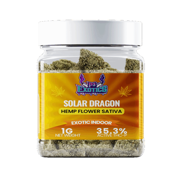 Solar Dragon Active THC-P 35.3% Hemp Flower - 1G