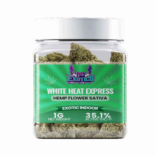 White Heat Express Active THC-P 35.1% Hemp Flower - 1G